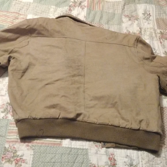 vintage U2 Wear Me Out leather bomber flight jacket. - Picture 12 of 16